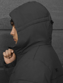 Kurtka przejściowa Staff logo dark gray reflective