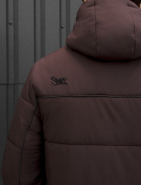 Kurtka przejściowa Staff logo dark bordo reflective