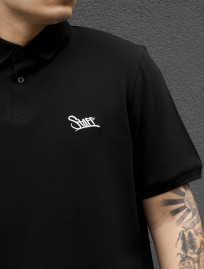 Polo Staff we logo black