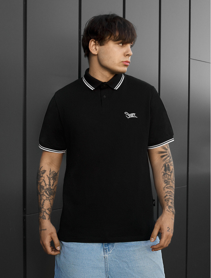 Polo Staff we logo black 2