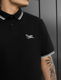 Polo Staff we logo black 2