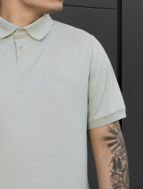 Polo Staff we logo light olive
