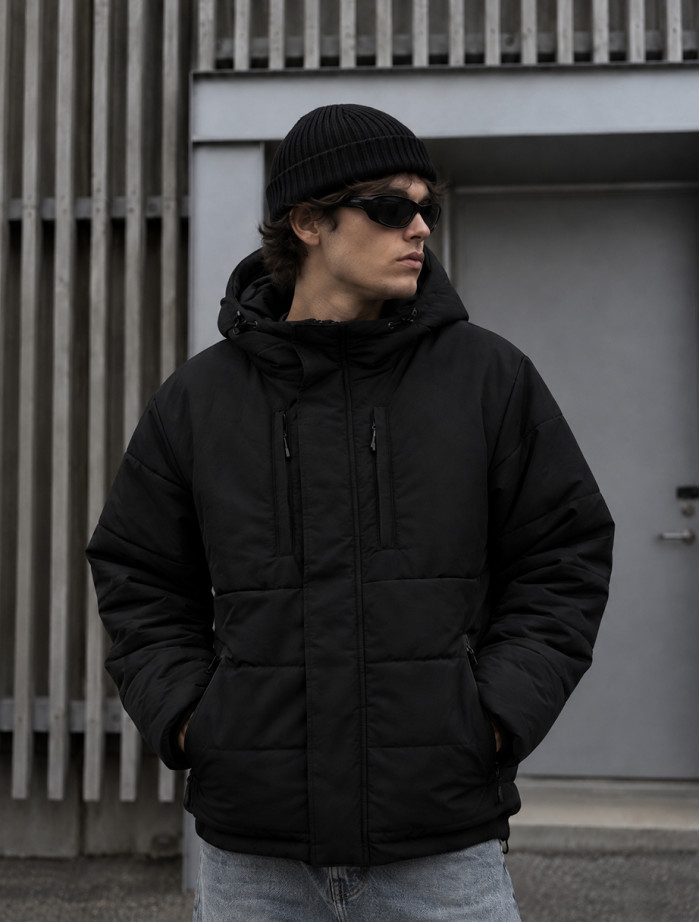 Kurtka zimowa Staff ma logo black