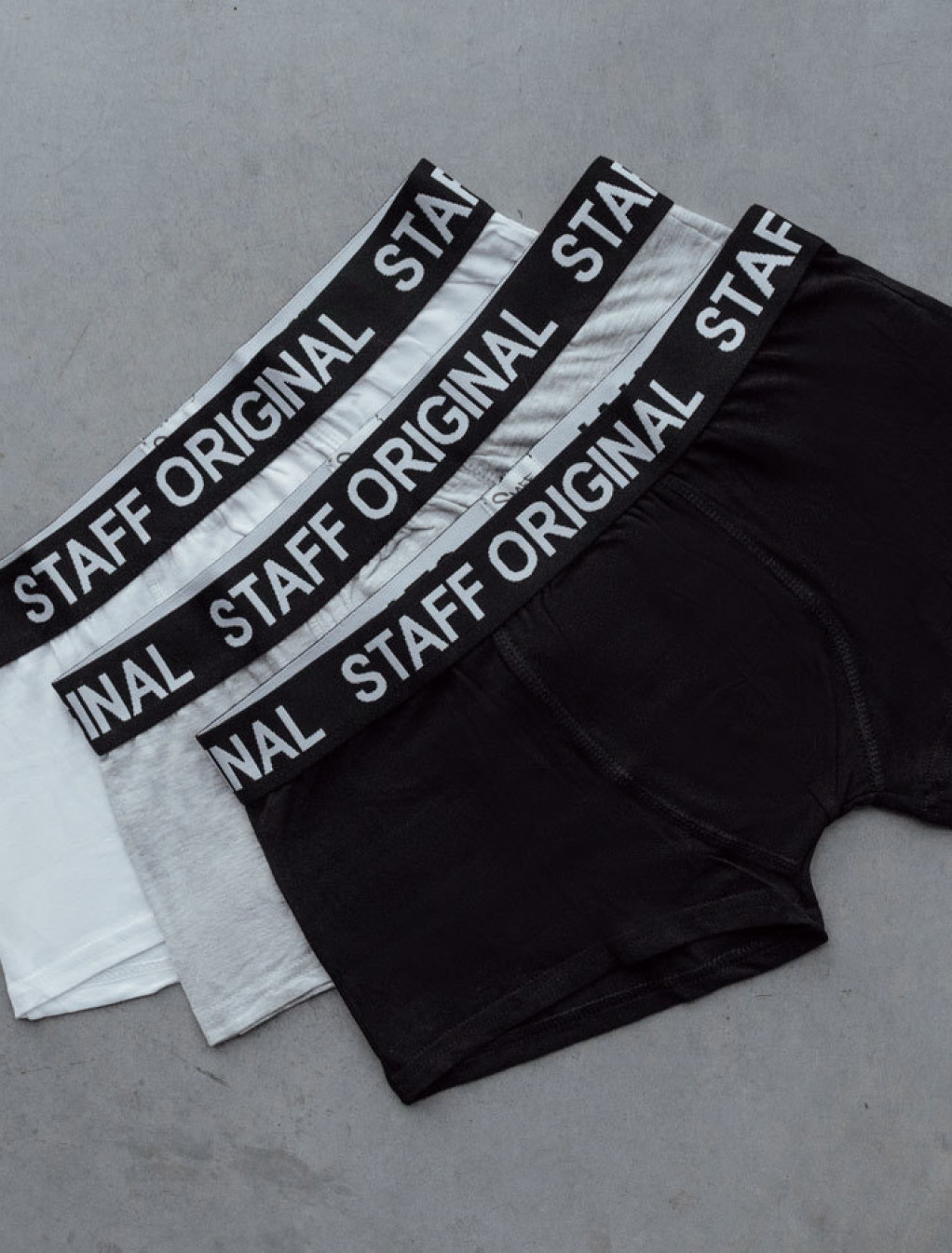 Bokserki Staff black/gray/white