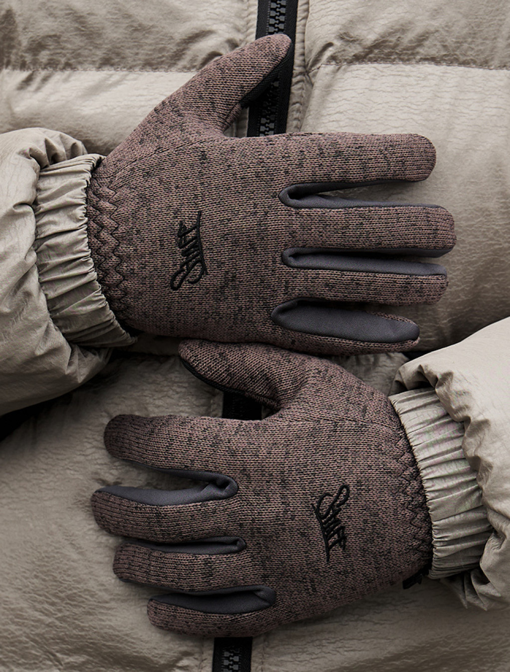 Rękawiczki Staff brown fleece size S-M