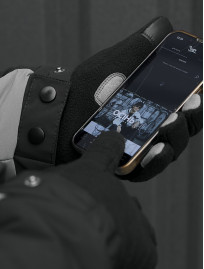 Rękawice Staff fleece black size M-L