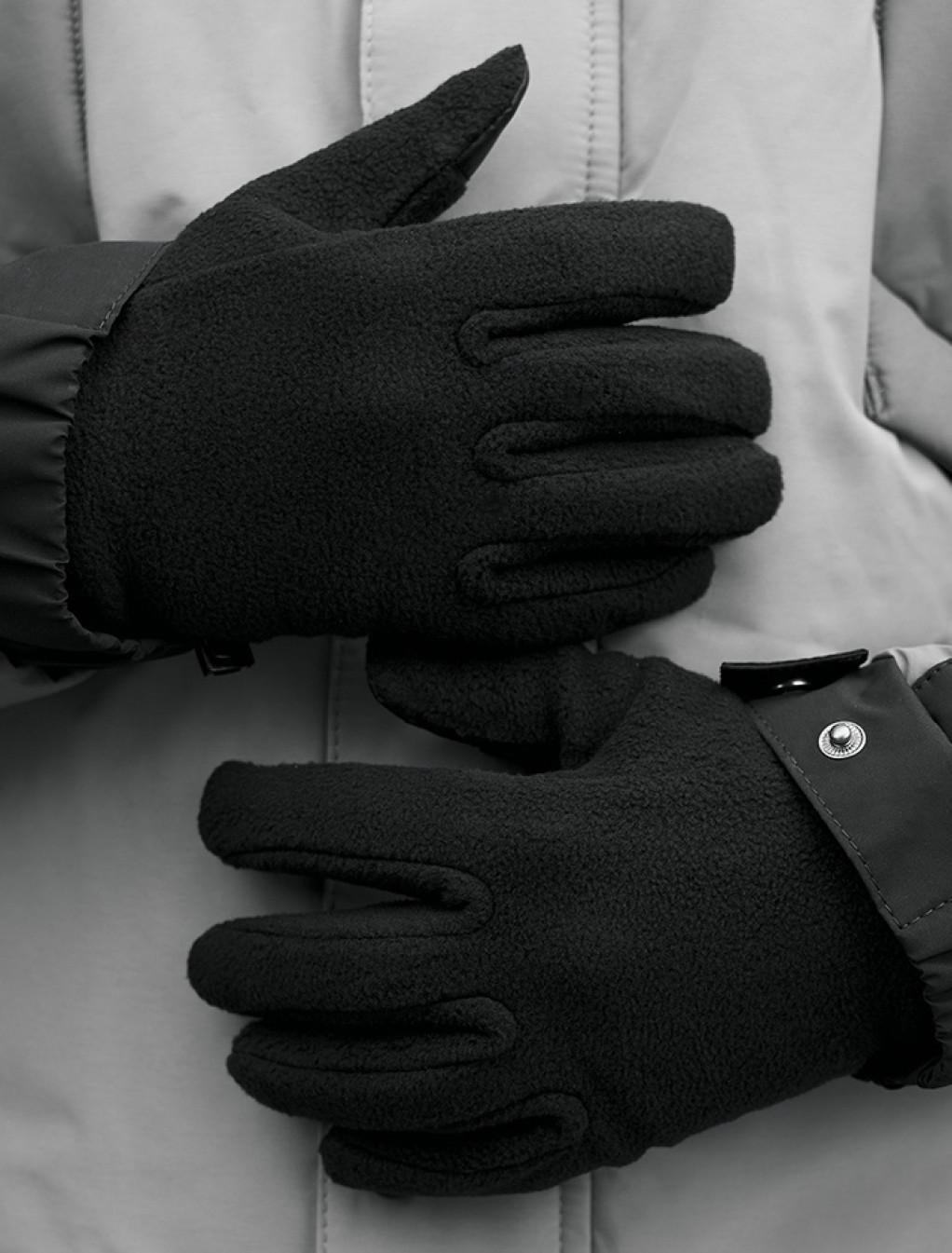 Rękawiczki Staff fleece black size M-L