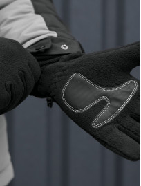 Rękawiczki Staff fleece black logo size M-L