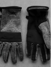 Rękawiczki Staff fleece gray & black logo size M-L