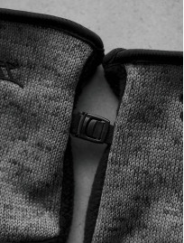 Rękawiczki Staff fleece gray & black logo size M-L