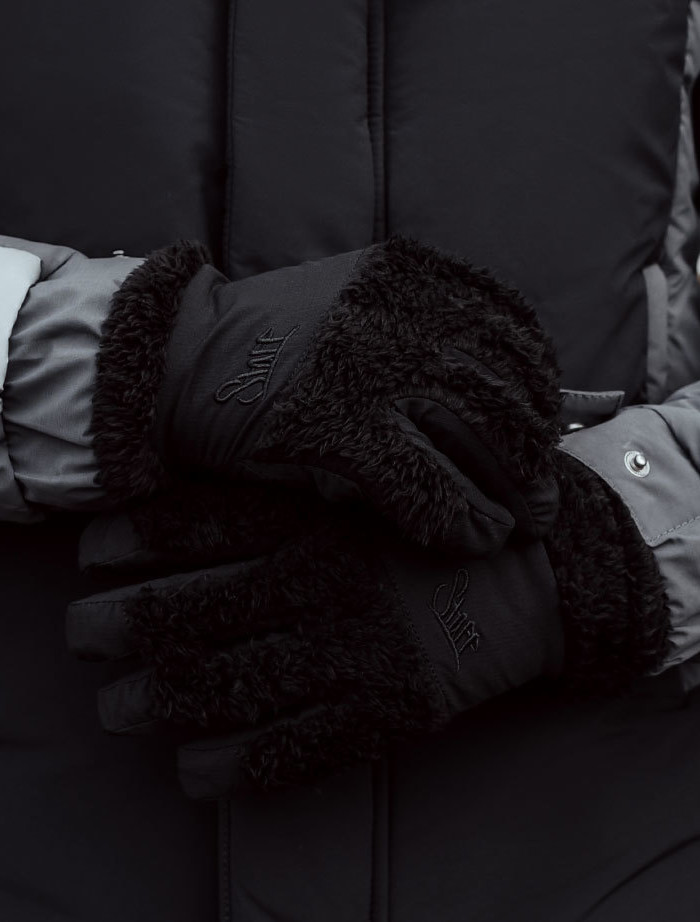 Rękawice Staff fleece black size S-M