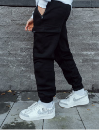 Spodnie dresowe Staff cargo black fleece