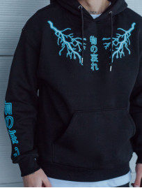 Bluza z kapturem Staff lightning2 oversize fleece