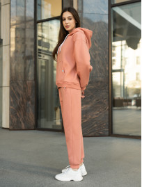 Damski komplet dresowy Staff pi peach oversize fleece