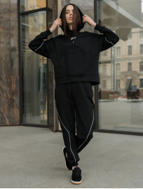 Damski strój sportowy Staff black kant oversize