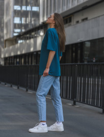 Damska koszulka Staff blue sapphire oversize