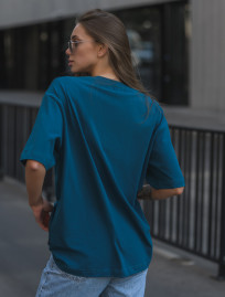 Damska koszulka Staff blue sapphire oversize