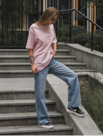 Damska koszulka Staff pink oversize
