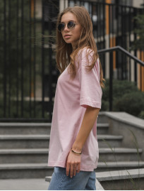 Damska koszulka Staff pink oversize