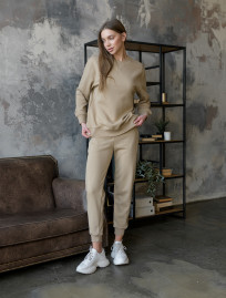 Damski dres Staff el light brown oversize