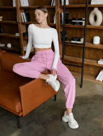 Damskie dresy Staff pink oversize