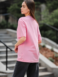 Damska koszulka Staff pink oversize