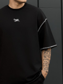 Komplet koszulka + spodenki Staff black logo lio oversize