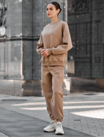 Damski dres Staff kora light brown oversize fleece