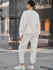 Damski dres Staff kora white oversize fleece