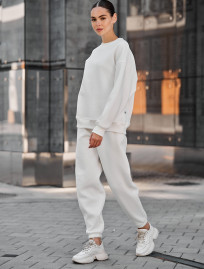 Damski dres Staff kora white oversize fleece