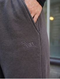 Spodnie dresowe Staff yo dark gray fleece