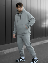 Dres Staff su light gray oversize fleece