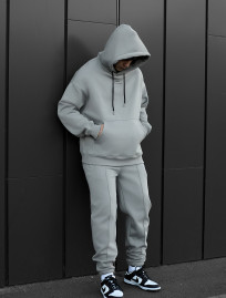 Dres Staff su light gray oversize fleece