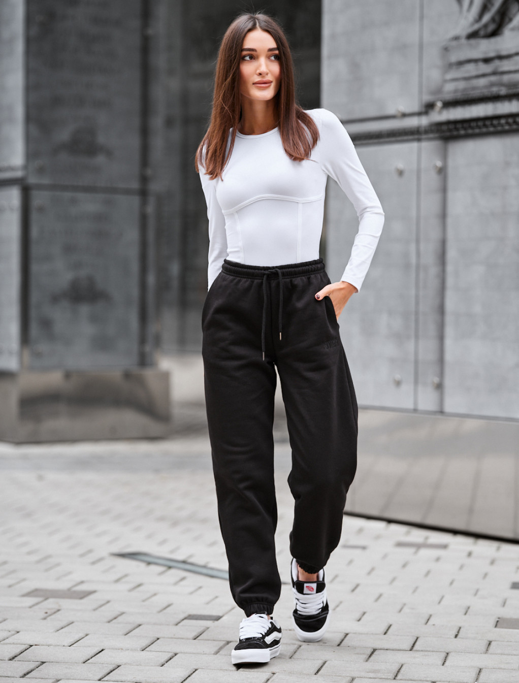 Spodnie dresowe Staff nova black fleece