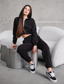 Spodnie Staff yo black logo