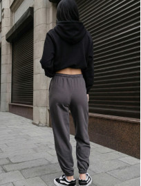 Spodnie dresowe Staff yo gray logo