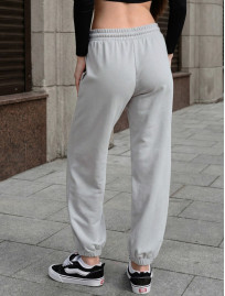 Spodnie dresowe Staff yo light gray logo