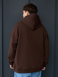 Bluza z kapturem Staff brown oversize