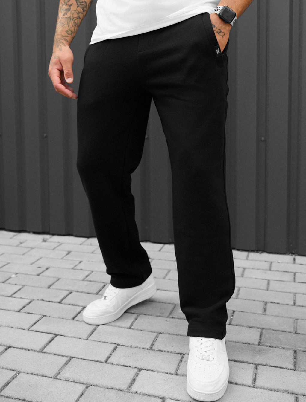 Spodnie dresowe Staff lak black