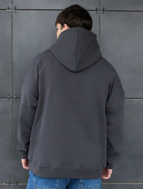 Bluza z kapturem Staff dark gray oversize