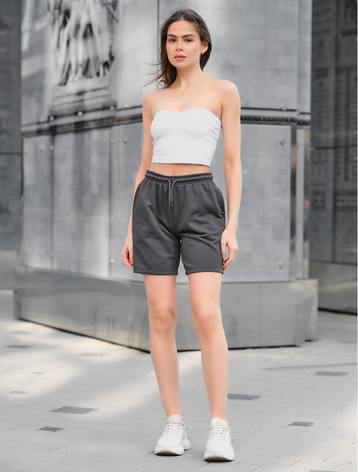 Spodenki damskie Staff de dark gray