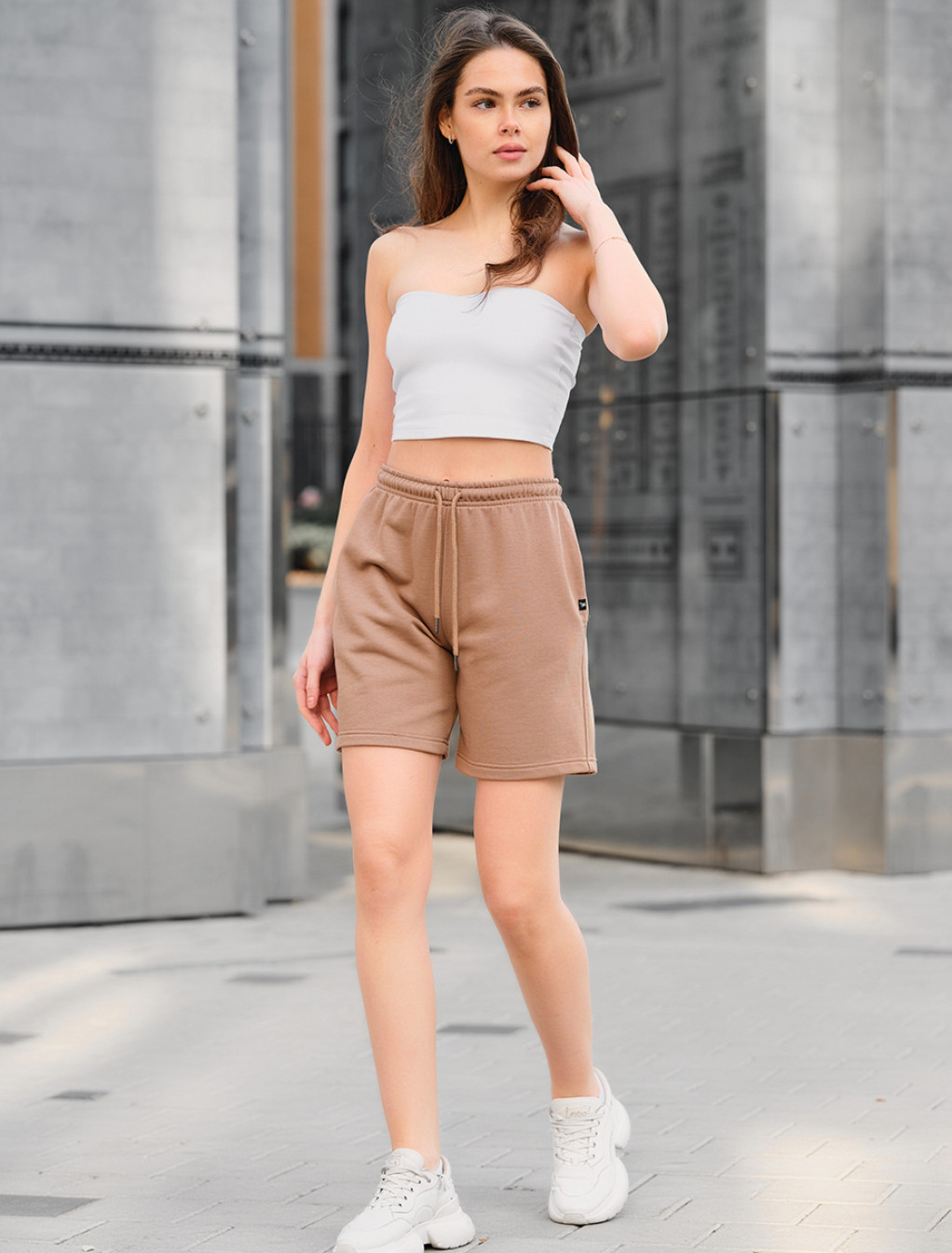 Spodenki Staff de light brown