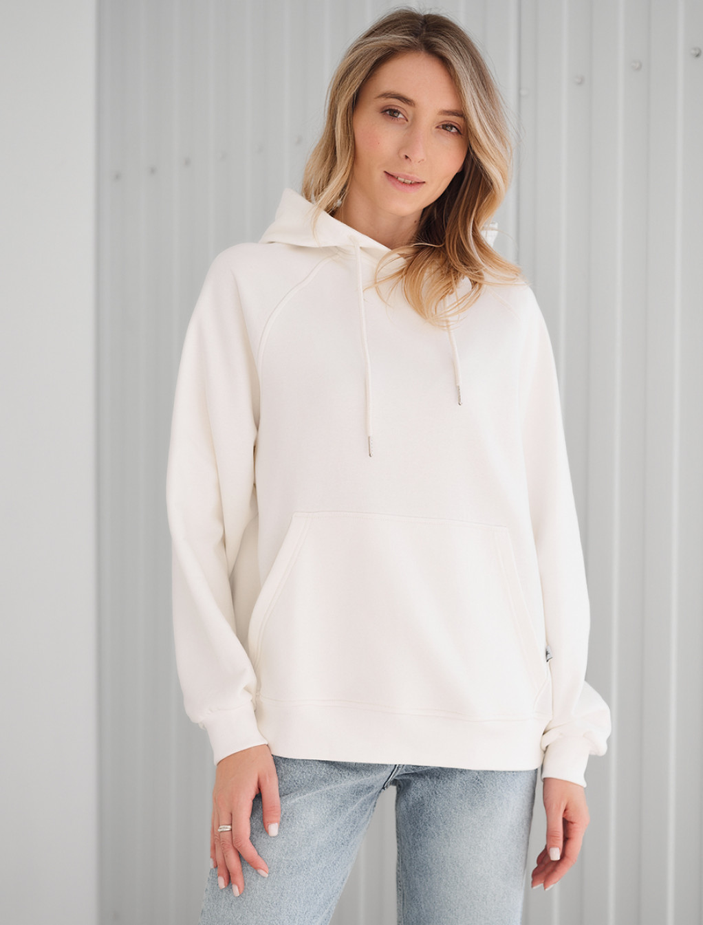Bluza Staff am white oversize