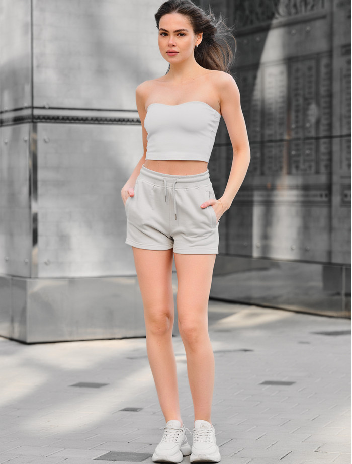 Spodenki Staff vi light gray