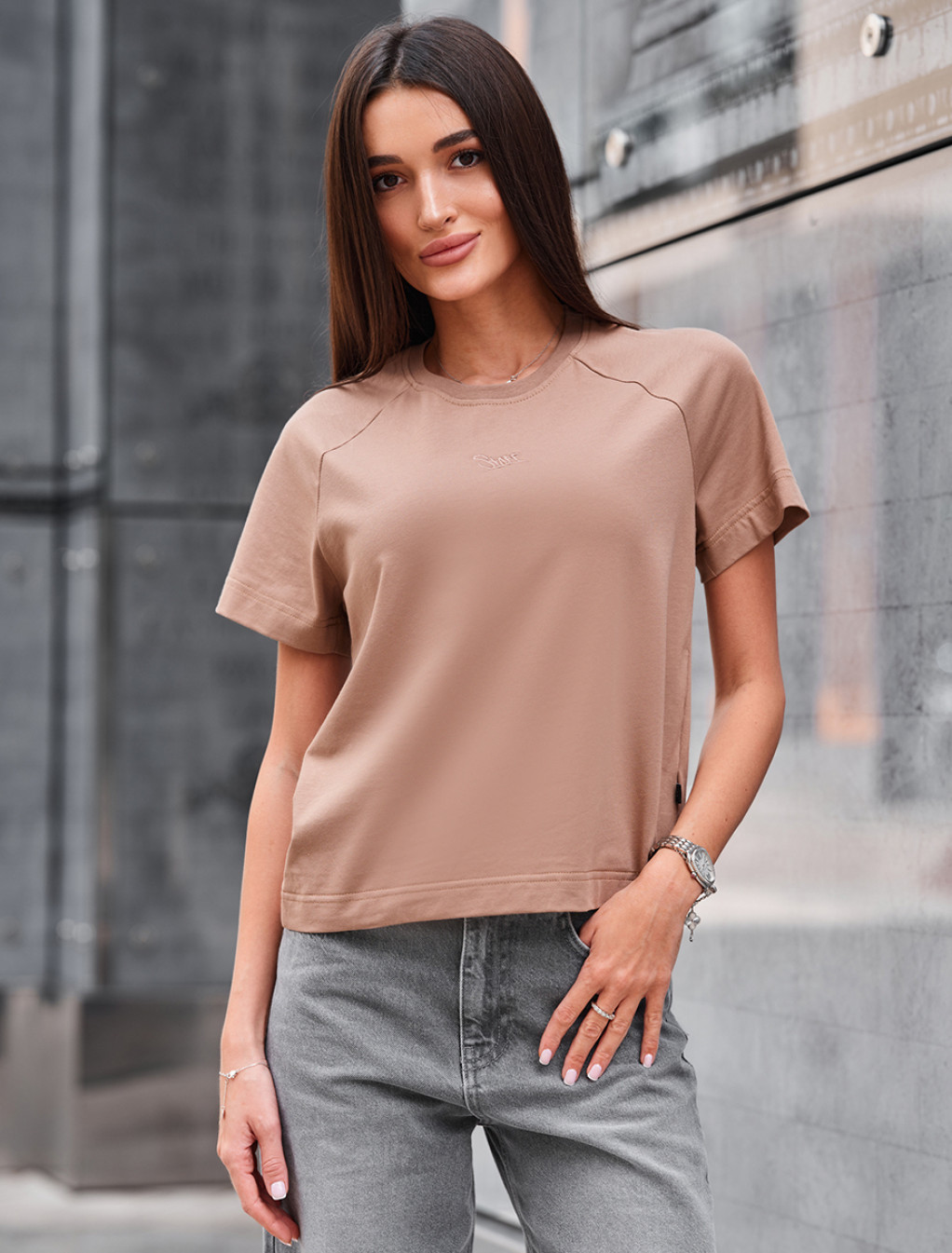 Koszulka Staff ice logo brown