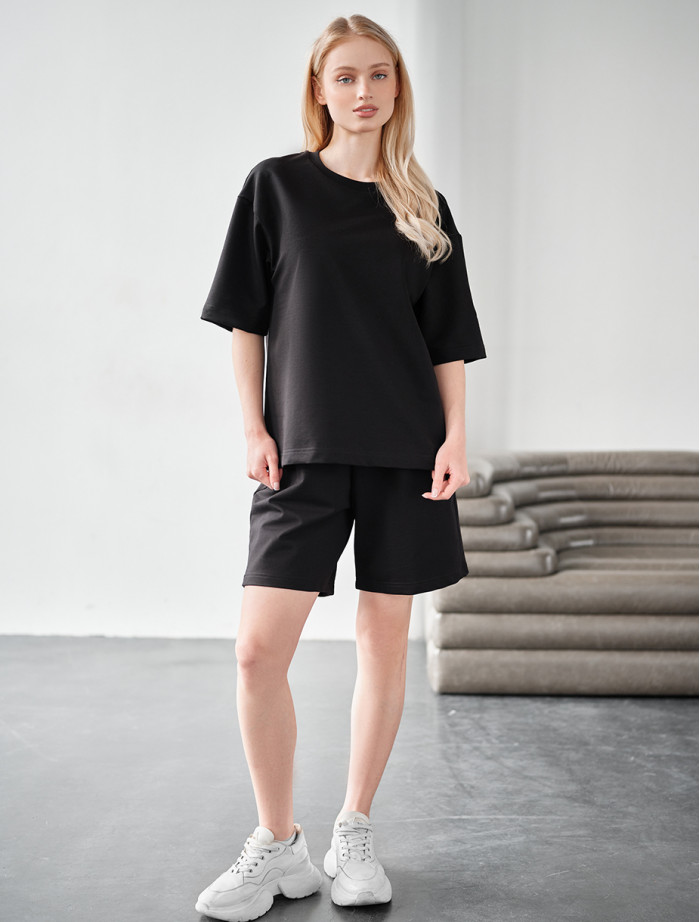 Komplet koszulka + spodenki Staff de black