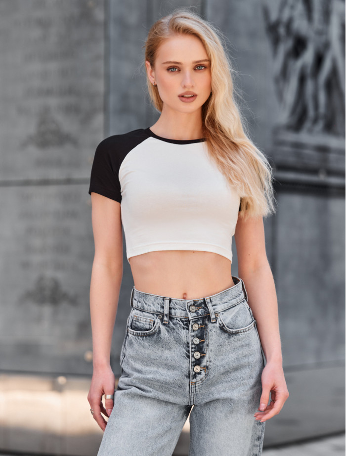 Koszulka Staff lo white & black