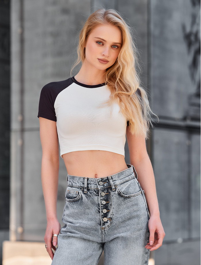 Koszulka Staff lo white & black