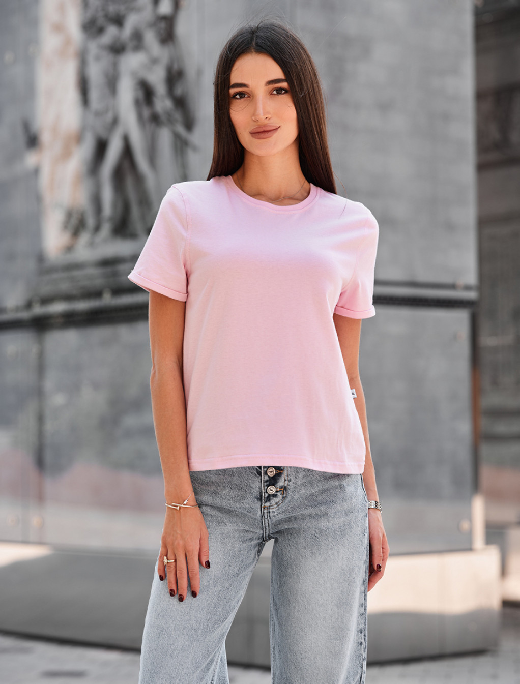 Koszulka Staff cap pink