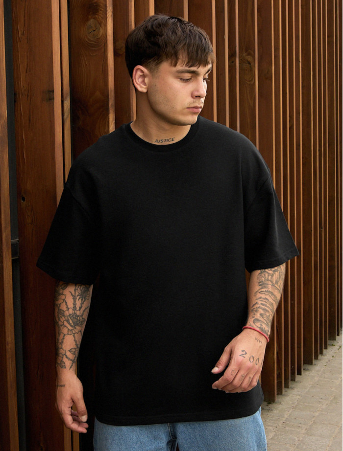 Koszulka Staff be black oversize